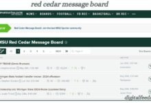 red cedar message board